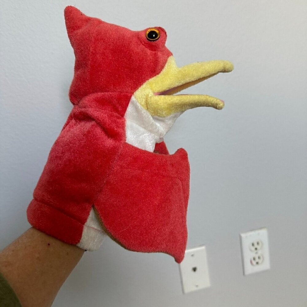 Aurora Plush Pterodactyl Winged Flying Dinosaur Soft Stuffed Hand Puppet Toy